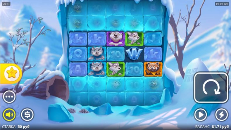 игровой автомат про йетти